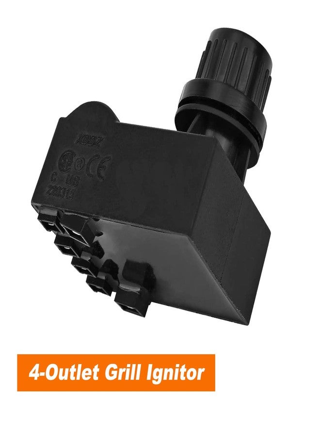 BBQ Future 4 Outlets Igniter with Electronic Ignition Button for Charbroil Igniter Replacement, Grill Replacement Igniter Switch Module for Char-Broil G511-0055-W1 and Fits Various Char-Broil Models - Image 2